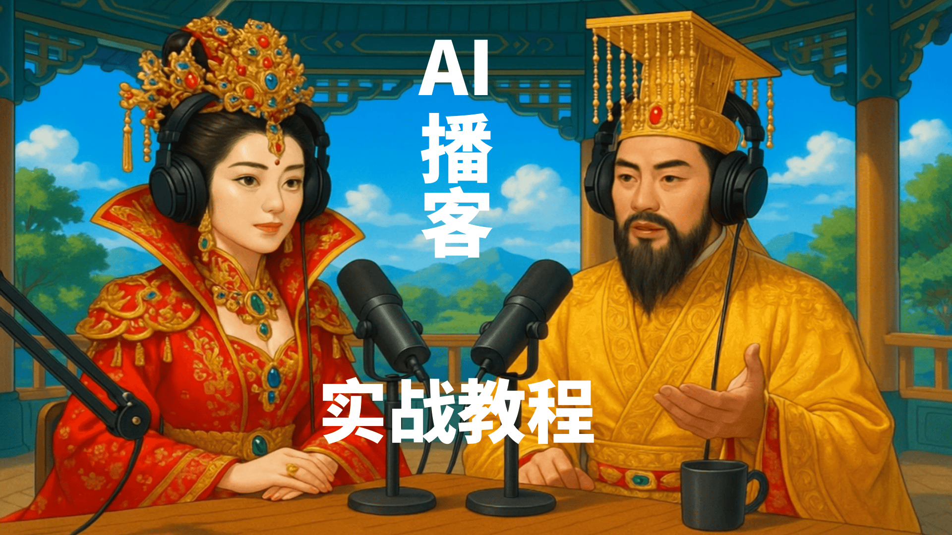 NotebookLM + GPT-4o + 可灵AI，轻松打造《三国演义》视频播客！